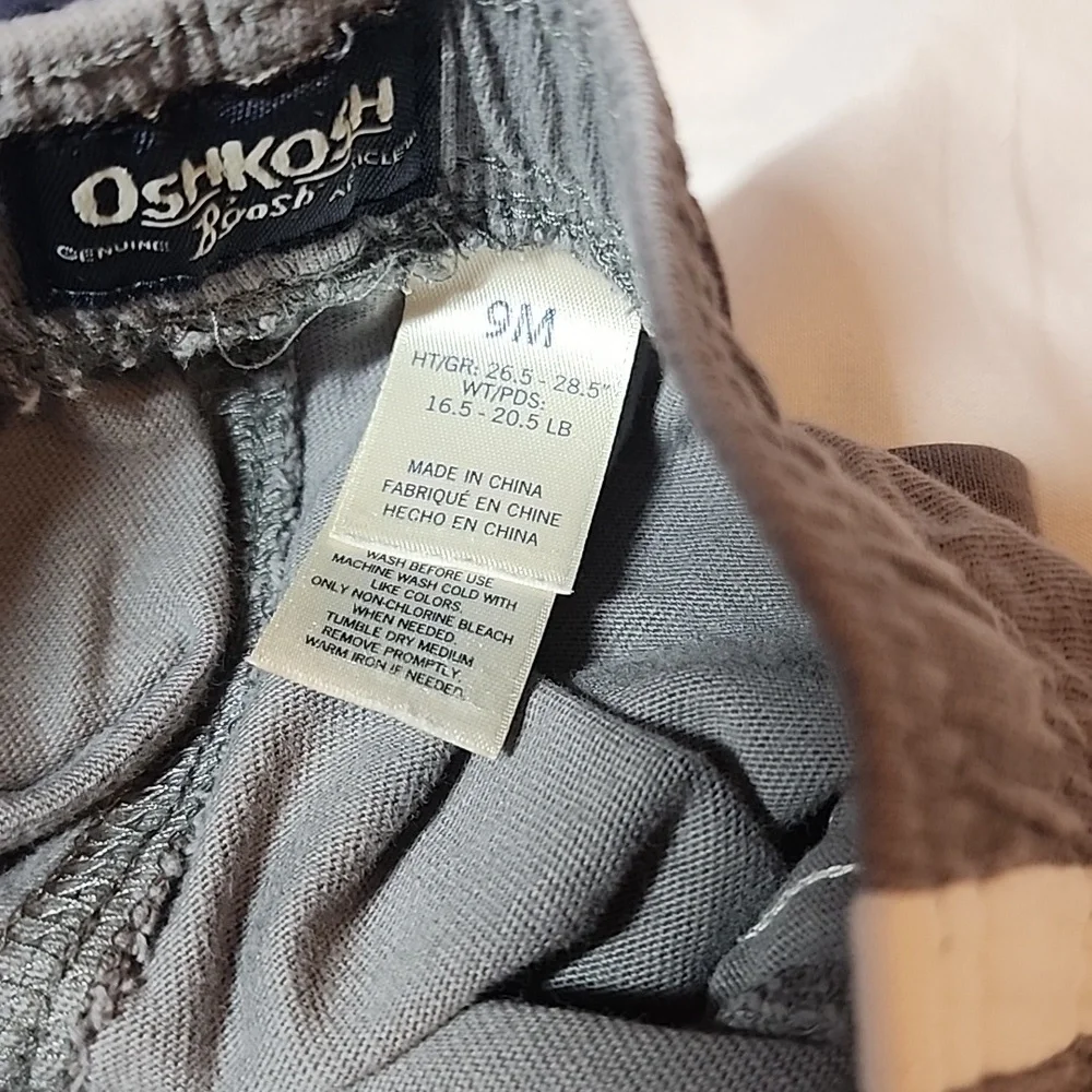 Oshkosh 2 pair of shorts 9 months